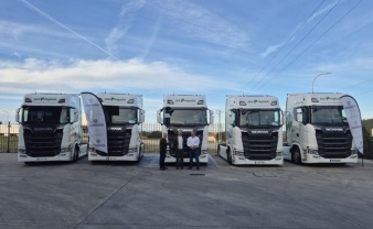 Ska Logistik suma cinco tractoras Scania V8 a su flota