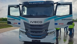 IVECO, Gruber y AIT prueban el transporte pesado cero emisiones
