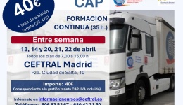 CEFTRAL abre nueva convocatoria del curso CAP de 35 horas en Madrid