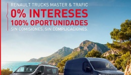 Renault Trucks apuesta por Trafic y Master con financiación al 0%*