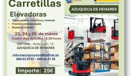 CEFRAL organiza un curso de carretillas elevadoras en Azuqueca de Henares