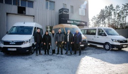 MAN apoya al pueblo ucraniano con cuatro furgonetas TGE