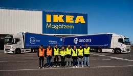 Volvo Trucks, IKEA, GEODIS y KLOG, comprometidos en electrificar el transporte en Cataluña
