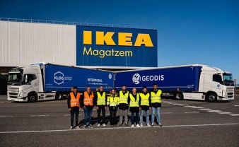 Volvo Trucks, IKEA, GEODIS y KLOG, comprometidos en electrificar el transporte en Cataluña