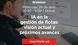 Webinar Webfleet sobre IA aplicada al transporte