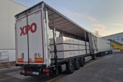 XPO Logistics y Saint-Gobain incorporan un duotrailer a sus operaciones en España